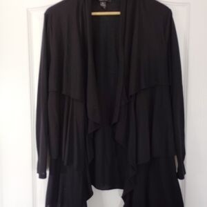 Style & Co. Black Women's Tiered Sweater